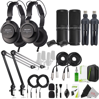 Foto 1 | Foto 1 | Paquete De Micrófonos Para Podcasts Zoom Zdm-1 2x Zoom Con Soporte Y Acceso - Venta Internacional.