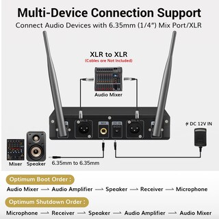 Foto 7 | Foto 7 | Sistema De Micrófonos Inalámbricos Tonor Uhf Con Auriculares/lavalier - Venta Internacional.
