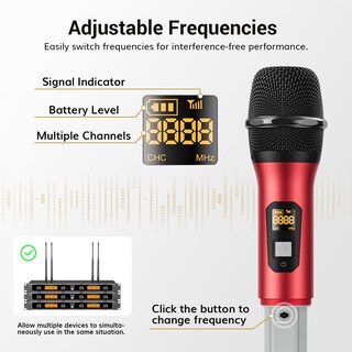 Foto 5 | Foto 5 | Sistema De Micrófonos Inalámbricos Tonor De 4 X 10 Canales Con 4 Micrófonos - Venta Internacional.