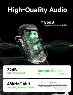 Foto 3 | Foto 3 | Micrófono Lavalier Inalámbrico Maono Wave T1 Mini Para Iphone - Venta Internacional.