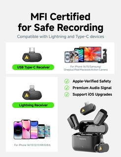 Foto 4 | Foto 4 | Micrófono Lavalier Inalámbrico Maono Wave T1 Mini Para Iphone - Venta Internacional.