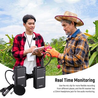 Foto 3 | Foto 3 | Sistema De Micrófono Inalámbrico Lavalier Neewer Cm28 Con Funda - Venta Internacional.