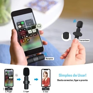 Foto 2 | Foto 2 | Set de 2 Micrófonos Solapa Inalámbrico Wifi Con Receptor Usb Tipo C