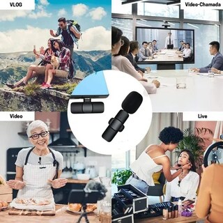 Foto 3 | Foto 3 | Set de 2 Micrófonos Solapa Inalámbrico Wifi Con Receptor Usb Tipo C