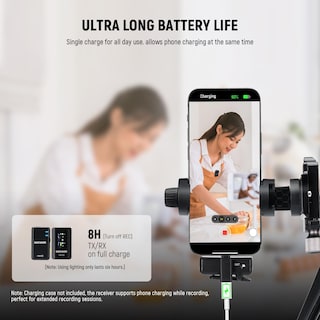 Foto 6 | Foto 6 | Sistema De Micrófono Inalámbrico Lavalier Neewer Cm28 Con 4 Gb - Venta Internacional.