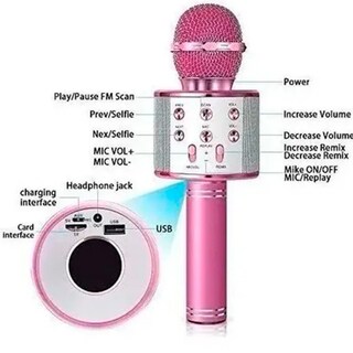 Foto 1 | Foto 1 | Micrófono Karaoke Con Altavoz Bluetooth - Venta Internacional.