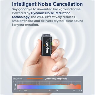 Foto 3 | Foto 3 | Micrófono Lavalier Inalámbrico Godox Wec Kit2 Con Cancelación De Ruido - Venta Internacional.