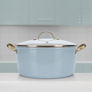 Foto 5 | Foto 5 | Cacerola Antiadherente de Aluminio con Tapa Crown Baccara Azul