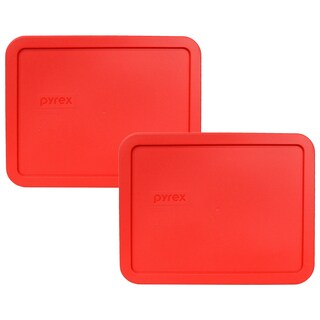 Foto 1 | Foto 1 | Cubiertas De Tapa Pyrex 7211-pc Rojas De 1 6 L Para Fuente De Horno 6 Tazas X 2 - Venta Internacional.