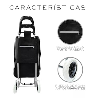 Foto 4 | Foto 4 | Carrito Plegable Multiusos Eo Safe Imports Esi-17743 Negro