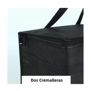 Foto 4 | Foto 4 | Bolsas Aislantes y Reutilizables para Compras Lab.G Negras 2 Piezas