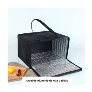 Foto 5 | Foto 5 | Bolsas Aislantes y Reutilizables para Compras Lab.G Negras 2 Piezas