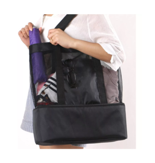 Foto 3 | Foto 3 | Bolsa Malla Aislante Multifuncional Belug Negro con Transparente