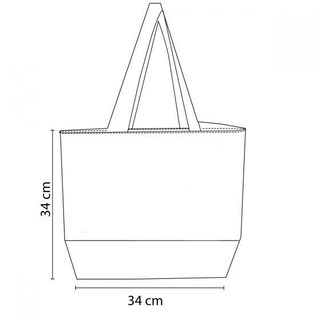 Foto 2 | Foto 2 | Bolsa de Yute Storyland Reutilizable Beige 34 X 34 cm