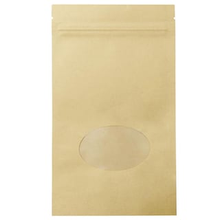 Foto 3 | Foto 3 | Bolsas Kraft Hermético con Cierre Greenlife Mxrdg-006 14x19 cm 250gr Café Kraft