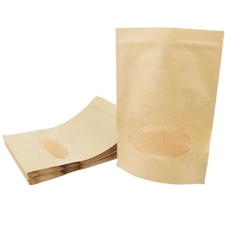 Foto 1 | Foto 1 | Bolsas de papel ecológicas Kraft con ventana circular para café de GreenLife