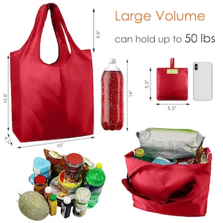 Foto 2 | Foto 2 | Bolsas De Supermercado Reutilizables Beegreen Christmas Red, 10 Paquetes De 23 Kg - Venta Internacional.