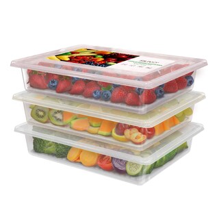 Foto 1 | Foto 1 | Contenedores Para Refrigeradores Silivo, 2,5 L (paquete De 3) - Venta Internacional.