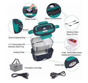 Foto 2 | Foto 2 | Lonchera Eléctrica Eo Safe Imports color Negro con Verde