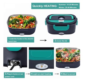 Foto 3 | Foto 3 | Lonchera Eléctrica Eo Safe Imports color Negro con Verde