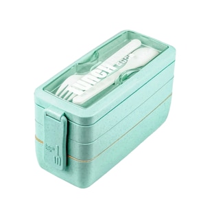 Foto 1 | Foto 1 | Lonchera de 3 Niveles Malubero con Cubiertos