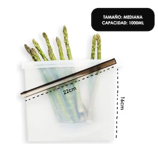 Foto 3 | Foto 3 | Bolsas Reutilizables Silicón Almacenar Comida Snacks 6piezas