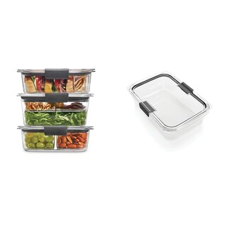 Foto 1 | Foto 1 | Recipientes Rubbermaid Brilliance Para Almacenar Alimentos, Juego De 3 - Venta Internacional.