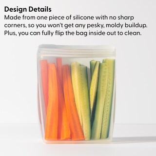 Foto 4 | Foto 4 | Bolsa De Almacenamiento Reutilizable De Silicona W&p Porter Sandwich 1.5 L Slate - Venta Internacional.