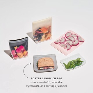 Foto 3 | Foto 3 | Bolsa De Almacenamiento Reutilizable De Silicona W&p Porter Sandwich 1l Mint - Venta Internacional.