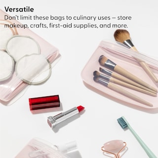 Foto 5 | Foto 5 | Bolsa De Almacenamiento Reutilizable W&p Porter Silicone Sandwich 1l Blush - Venta Internacional.