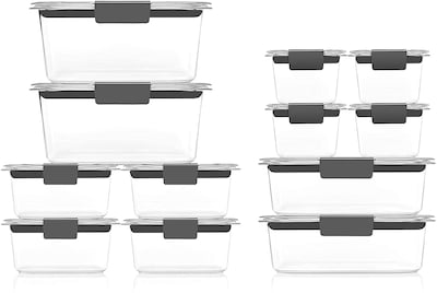 Foto 3 | Foto 3 | Recipiente Para Alimentos Rubbermaid Brilliance De 24 Piezas Sin Bpa - Venta Internacional.