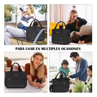 Foto 3 | Foto 3 | Lonchera Bolsa Termica Lab.g Gran Capacidad Portátil Fiambrera 16l Negra