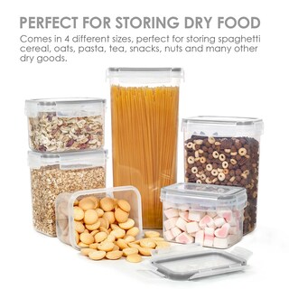 Foto 4 | Foto 4 | Contenedores De Almacenamiento De Alimentos Vtopmart, 24 Unidades, Sin Bpa, Con Tapas, Color Gris - Venta Internacional.