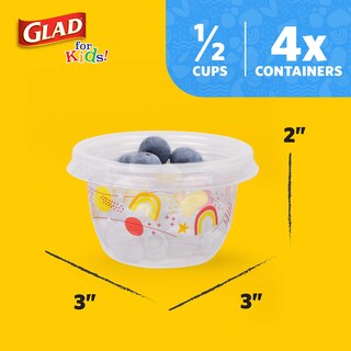 Foto 5 | Foto 5 | Contenedores De Almacenamiento De Alimentos Glad Gladware Kids, Juego De 26 Piezas - Venta Internacional.