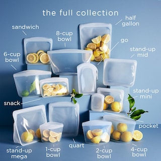 Foto 5 | Foto 5 | Bolsa De Almacenamiento De Alimentos Stasher Premium De Silicona Reutilizable, 3 Litros, Color Aguamarina - Venta Internacional.