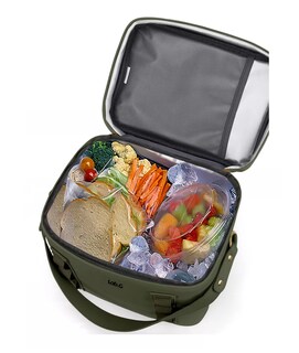 Foto 2 | Foto 2 | Lonchera Térmica Bolsa De Almuerzo Portátil Fiambrera Escolar Verde