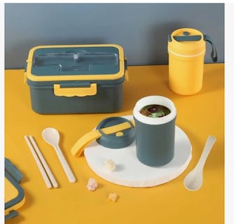 Foto 3 | Foto 3 | Set Xtellar 5 Kit Lonchera Con Topper Para Lunch Y Sopa, Fiambrera