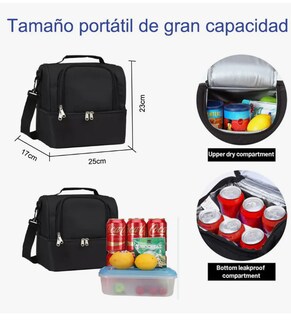Foto 3 | Foto 3 | Bolsa Xtellar De Almuerzo Práctica De Gran Capacidad Y Doble Capa