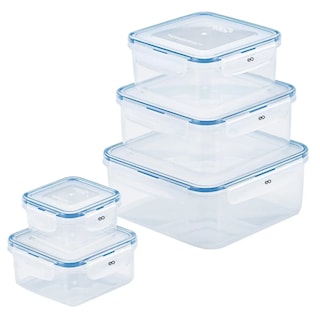 Foto 1 | Foto 1 | Contenedores Plástico Sellado Cuadrado Eo Safe Imports Esi-18940 Transparente