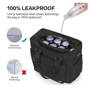 Foto 4 | Foto 4 | Lonchera Bolsa Térmica Lab.g Gran Capacidad Portátil Fiambrera 16l Negro