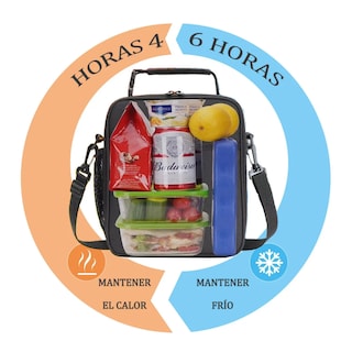 Foto 5 | Foto 5 | Bolsa De Almuerzo Para Hombres Belug, Negro