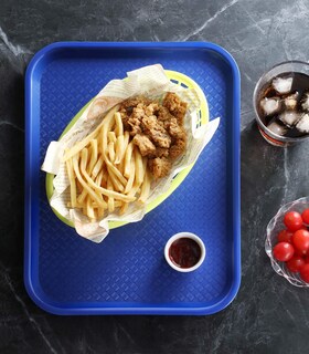 Foto 6 | Foto 6 | Bandeja De Comida Rápida New Star Foodservice, Juego De 12 Unidades, Color Azul, 25 X 35 Cm - Venta Internacional.