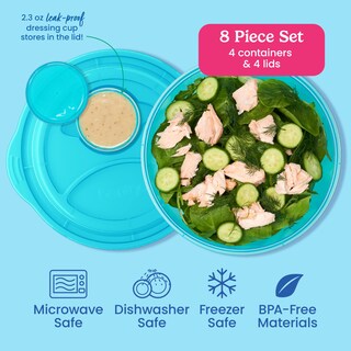 Foto 3 | Foto 3 | Contenedores Para Ensaladas Bentgo Easyboxes, Juego De 8 Piezas - Venta Internacional.