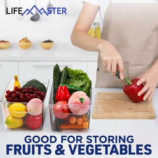 Foto 7 | Foto 7 | Contenedores De Nevera Lifemaster Multiusos, 8 Unidades, Pet Transparente - Venta Internacional.