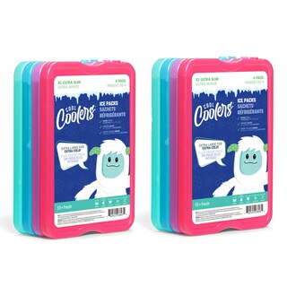 Foto 1 | Foto 1 | Enfriadores Ice Packs Fit + Fresh Cool Reutilizables Xl, Paquete De 8 Unidades, Multicolor - Venta Internacional.