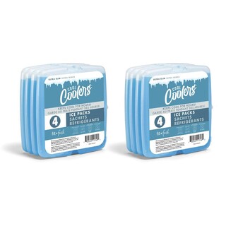 Foto 1 | Foto 1 | Enfriadores Ice Packs Fit + Fresh Cool, Reutilizables, Azules, Paquete De 8 - Venta Internacional.
