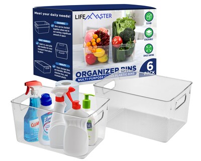 Foto 1 | Foto 1 | Contenedores De Nevera Lifemaster Multiusos, 6 Unidades, Pet Transparente - Venta Internacional.