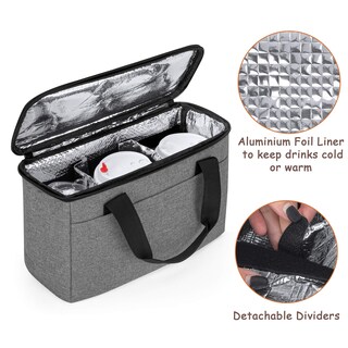 Foto 3 | Foto 3 | Portavasos Trunab Reutilizable Para Entrega De 3 Tazas Aislante Gris - Venta Internacional.