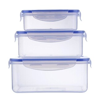 Foto 1 | Foto 1 | Juego de 3 Recipientes Herméticos Aquila Crisper color Azul