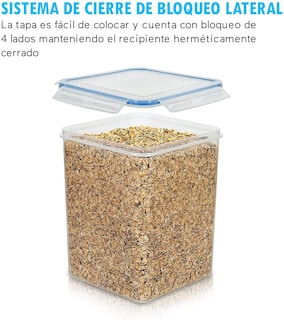 Foto 2 | Foto 2 | Set de 4 Contenedores Herméticos U Chef para Almacenar Alimento